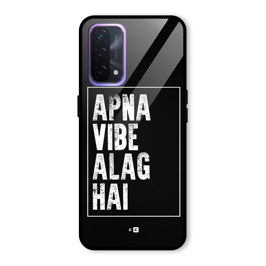 Apna Vibe Glass Back Case for Oppo A74 5G