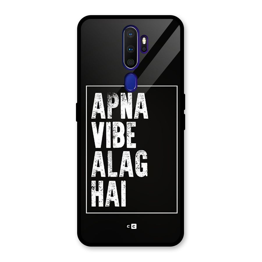 Apna Vibe Glass Back Case for Oppo A9 (2020)