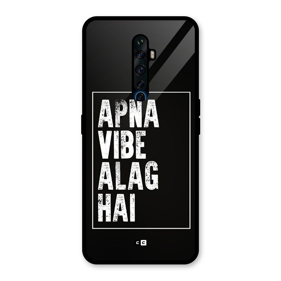 Apna Vibe Glass Back Case for Oppo Reno2 F