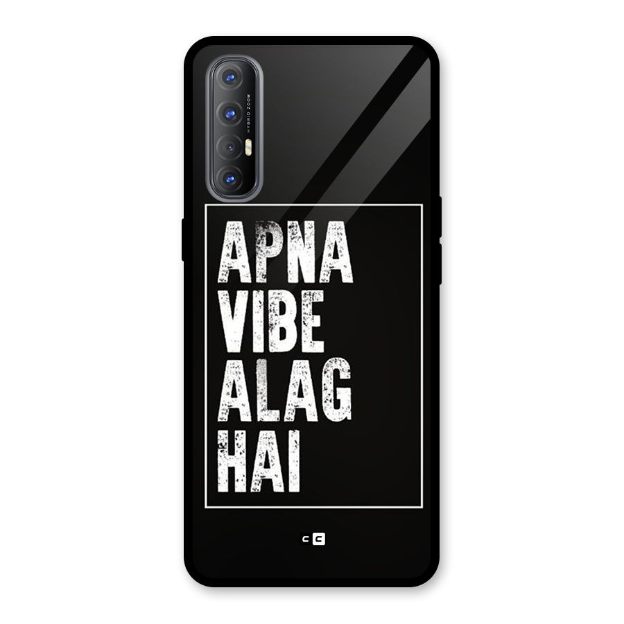 Apna Vibe Glass Back Case for Oppo Reno3 Pro