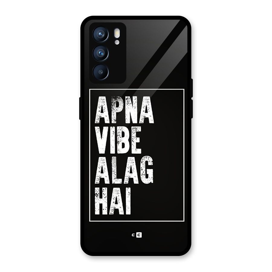 Apna Vibe Glass Back Case for Oppo Reno6 5G