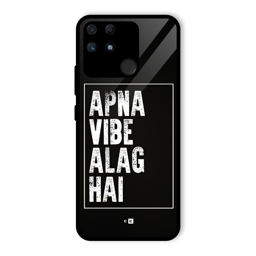 Apna Vibe Glass Back Case for Realme Narzo 50A