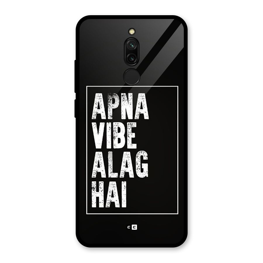 Apna Vibe Glass Back Case for Redmi 8