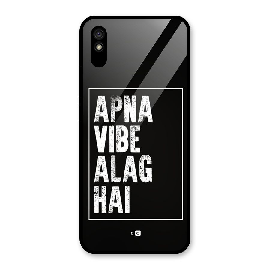 Apna Vibe Glass Back Case for Redmi 9i