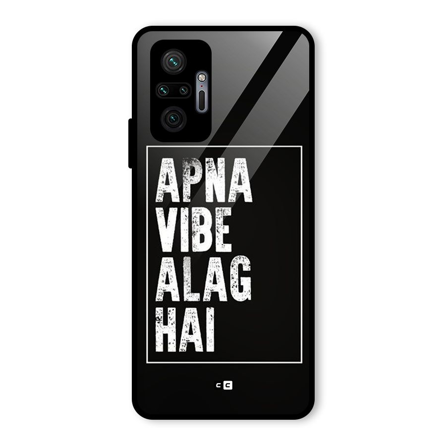 Apna Vibe Glass Back Case for Redmi Note 10 Pro Max