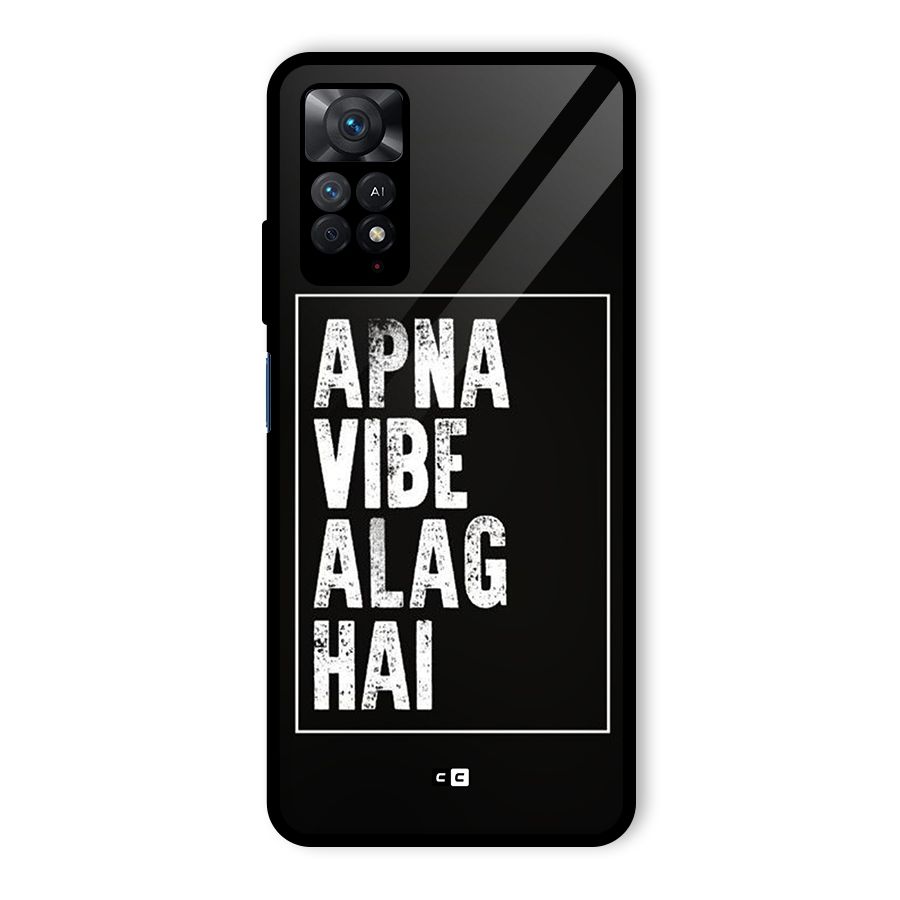 Apna Vibe Glass Back Case for Redmi Note 11 Pro