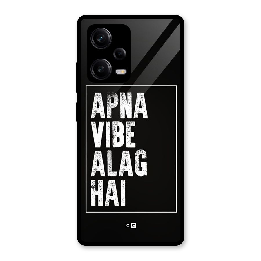 Apna Vibe Glass Back Case for Redmi Note 12 Pro