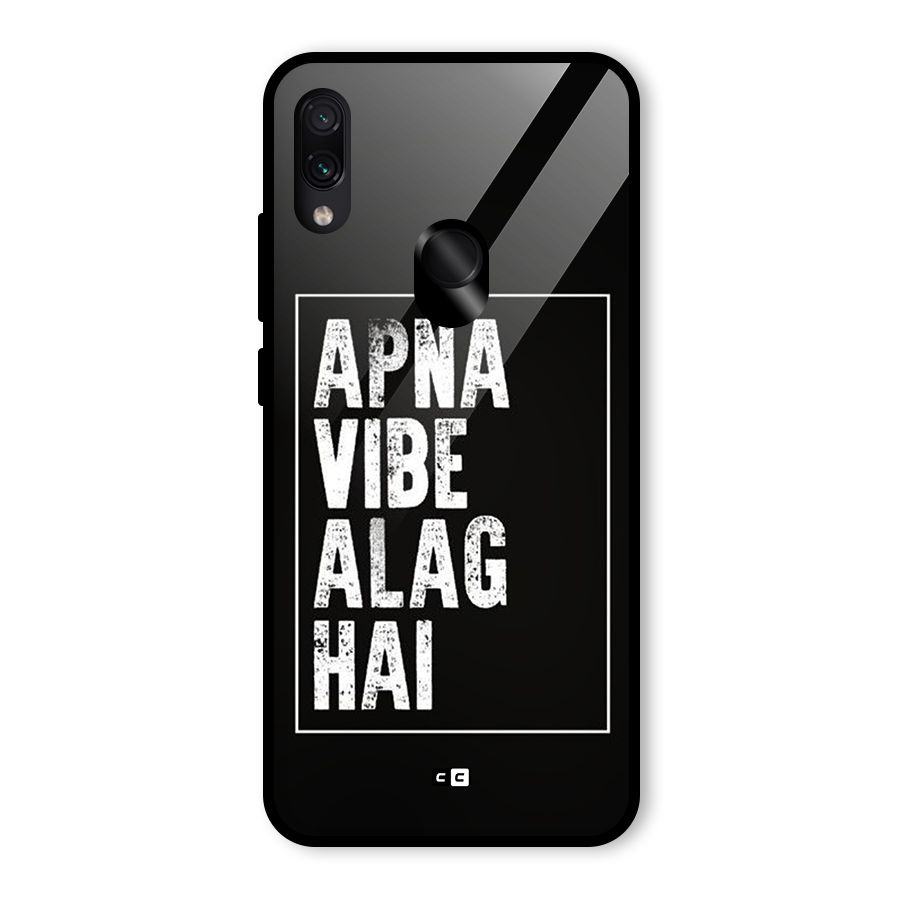 Apna Vibe Glass Back Case for Redmi Note 7 Pro