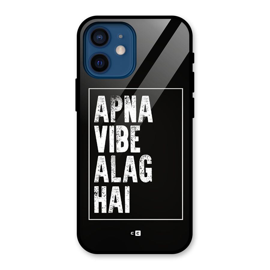 Apna Vibe Glass Back Case for iPhone 12 Mini
