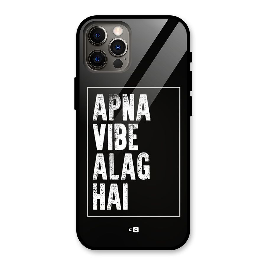 Apna Vibe Glass Back Case for iPhone 12 Pro