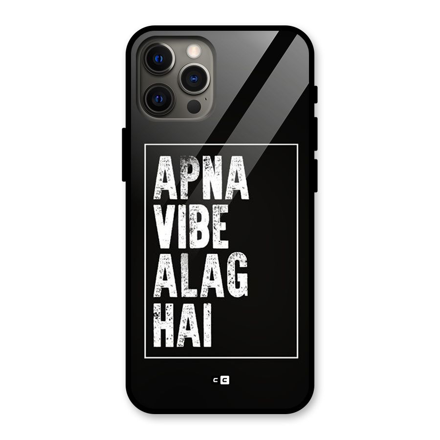 Apna Vibe Glass Back Case for iPhone 12 Pro Max