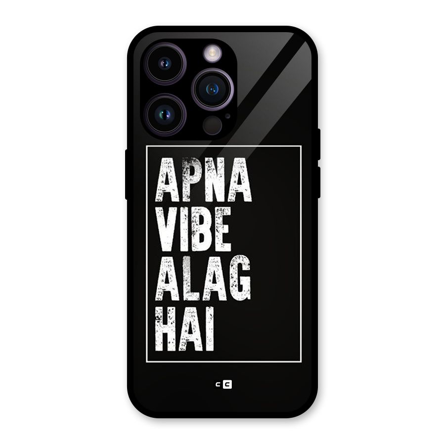 Apna Vibe Glass Back Case for iPhone 14 Pro