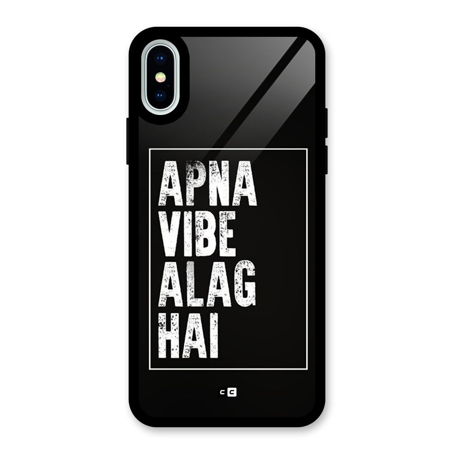 Apna Vibe Glass Back Case for iPhone XS