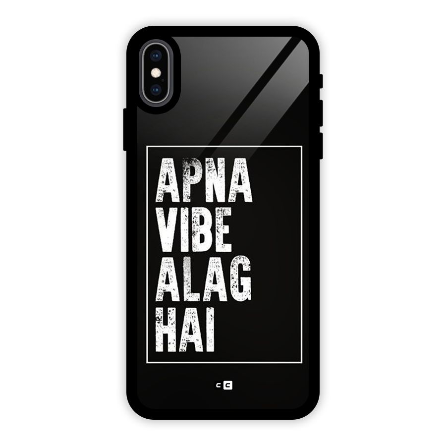 Apna Vibe Glass Back Case for iPhone XS Max
