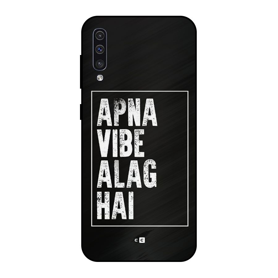 Apna Vibe Metal Back Case for Galaxy A50