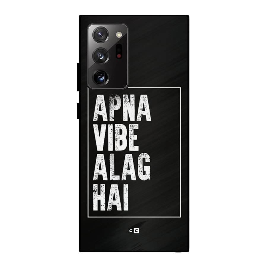 Apna Vibe Metal Back Case for Galaxy Note 20 Ultra 5G