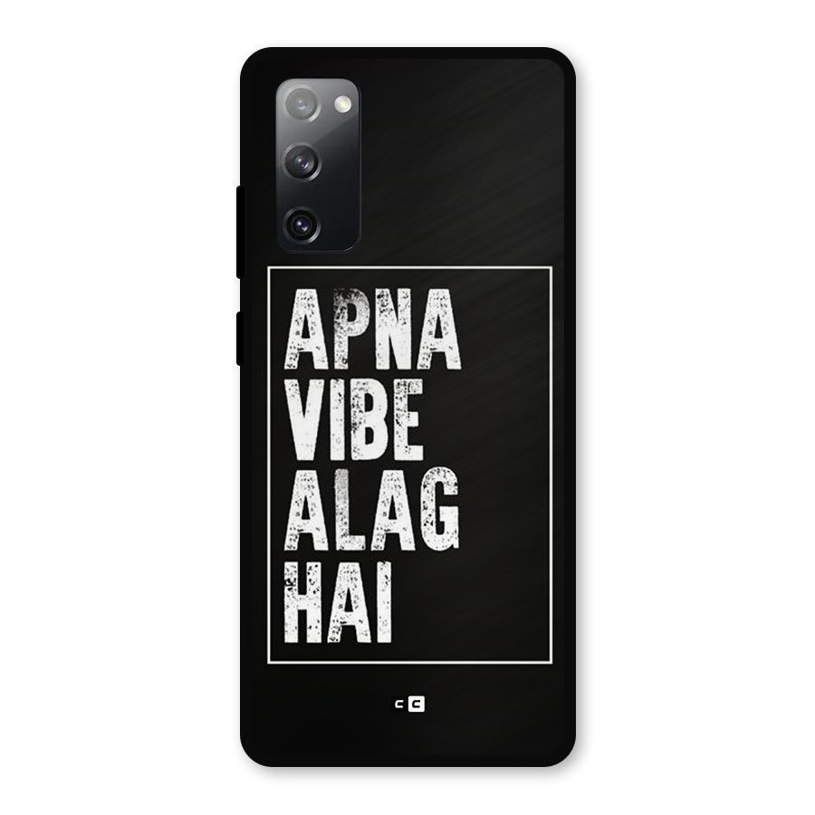 Apna Vibe Metal Back Case for Galaxy S20 FE 5G