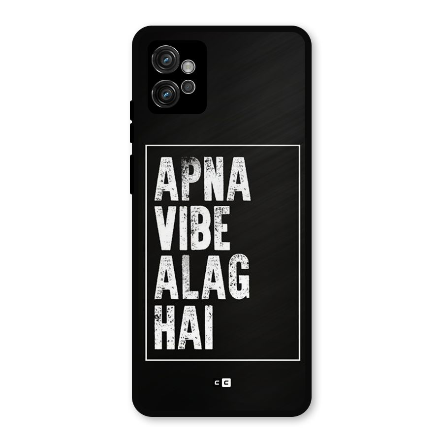 Apna Vibe Metal Back Case for Moto G32