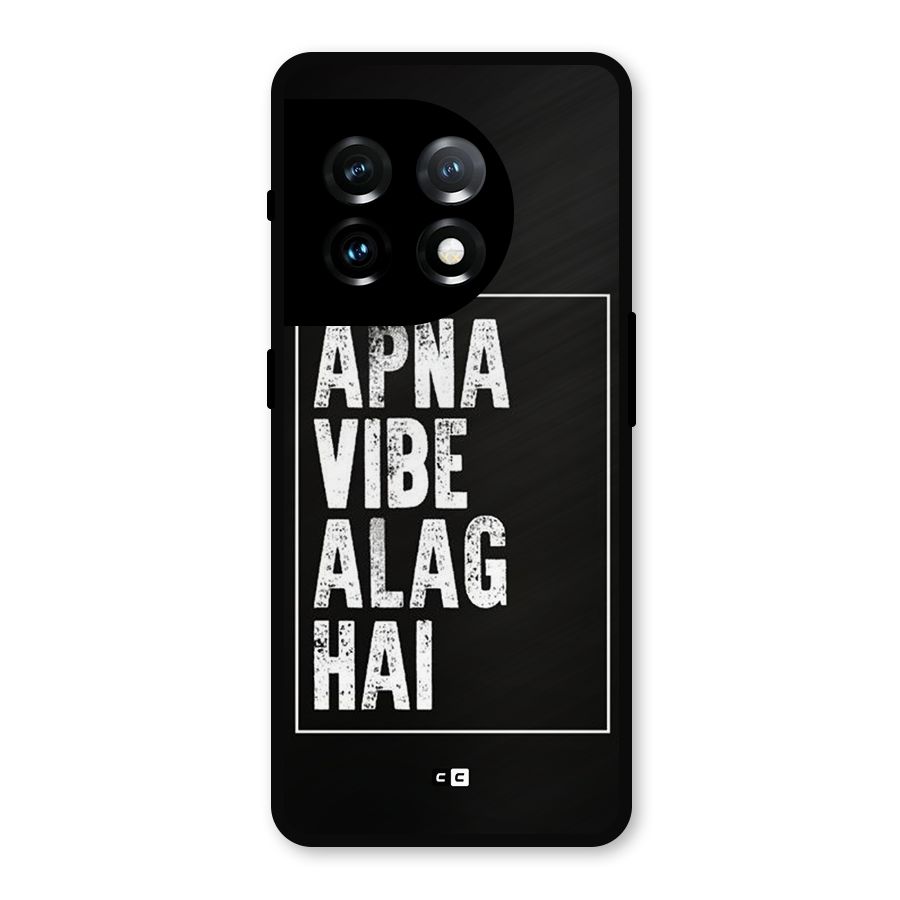 Apna Vibe Metal Back Case for OnePlus 11