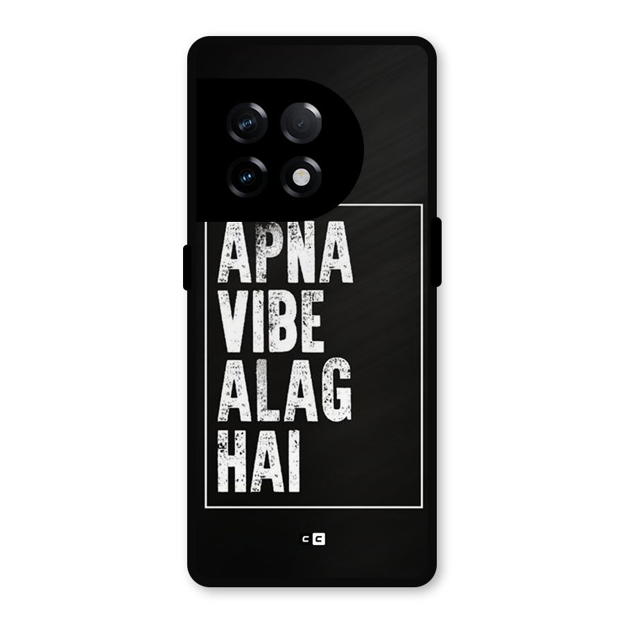 Apna Vibe Metal Back Case for OnePlus 11R