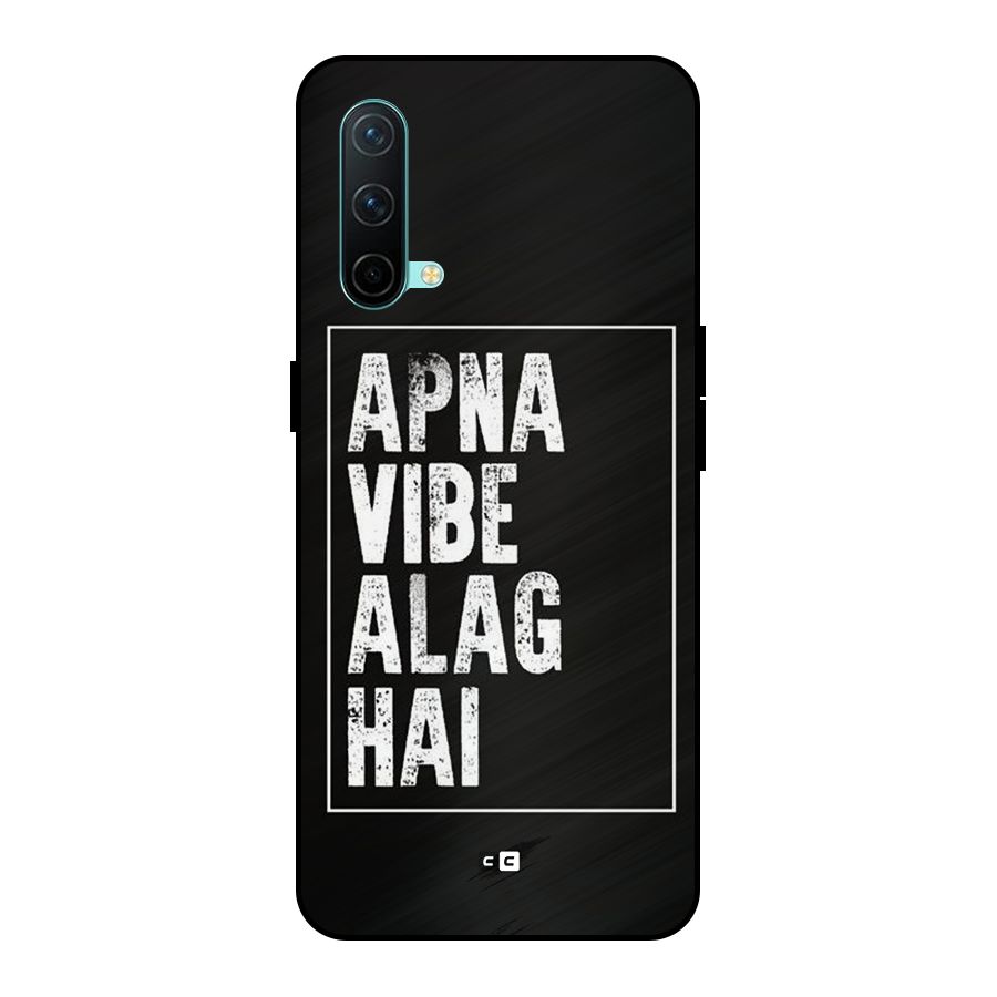Apna Vibe Metal Back Case for OnePlus Nord CE 5G