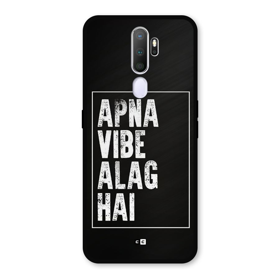 Apna Vibe Metal Back Case for Oppo A5 (2020)