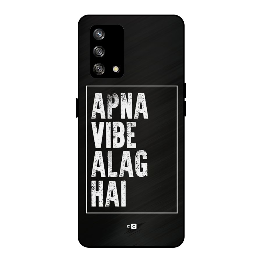 Apna Vibe Metal Back Case for Oppo F19