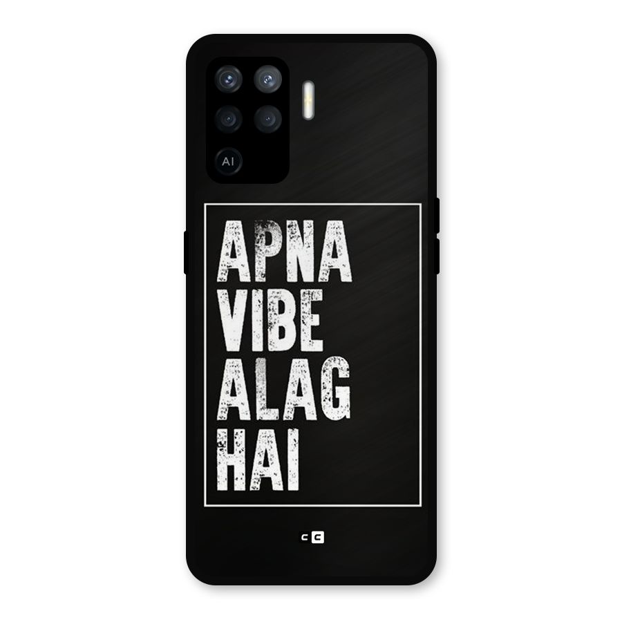 Apna Vibe Metal Back Case for Oppo F19 Pro
