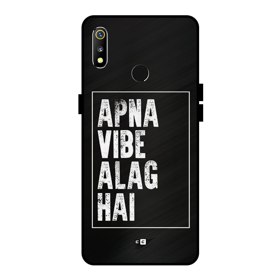 Apna Vibe Metal Back Case for Realme 3i