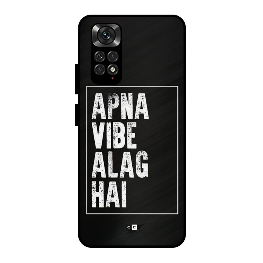 Apna Vibe Metal Back Case for Redmi Note 11 Pro