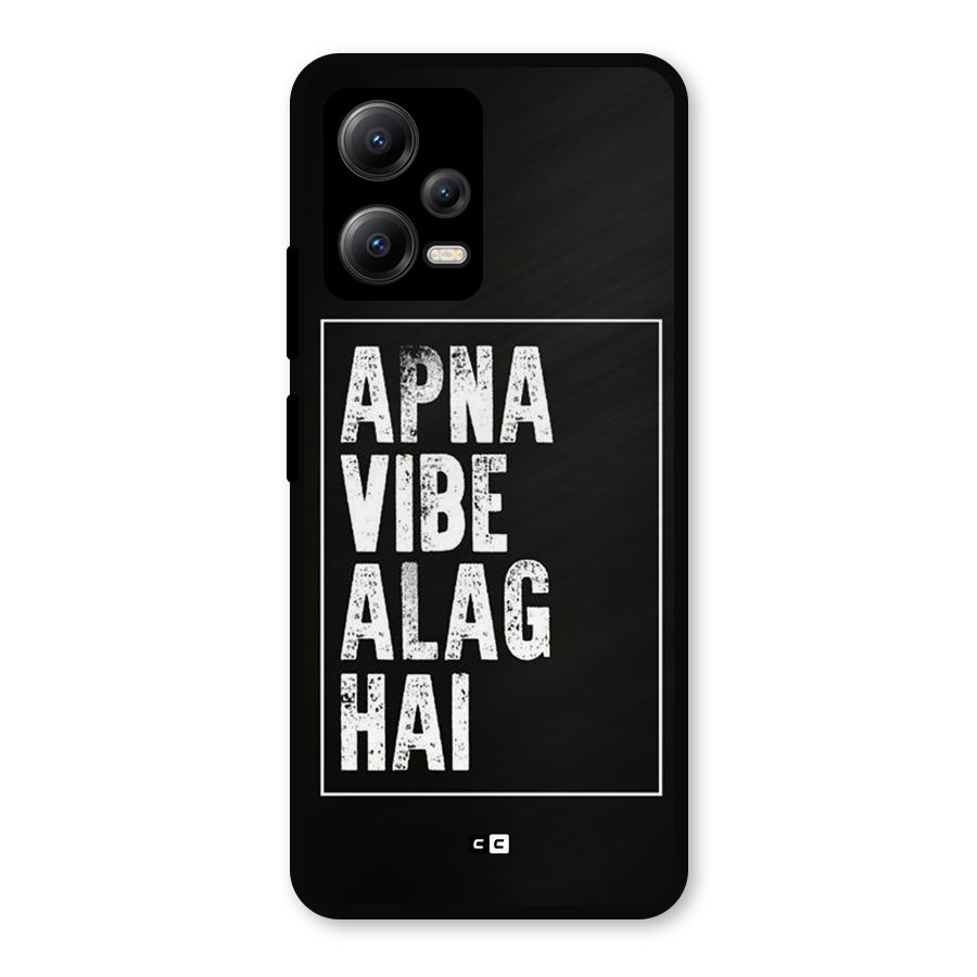 Apna Vibe Metal Back Case for Redmi Note 12 5G