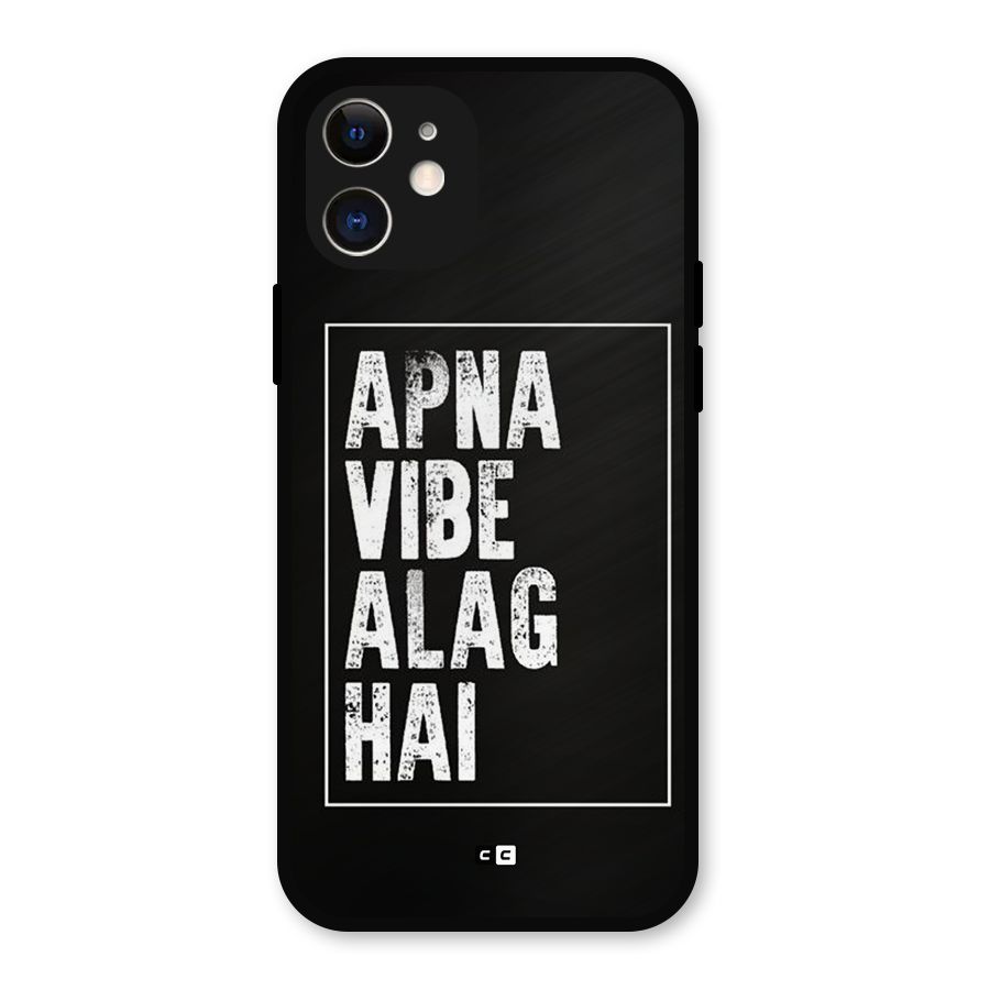 Apna Vibe Metal Back Case for iPhone 12