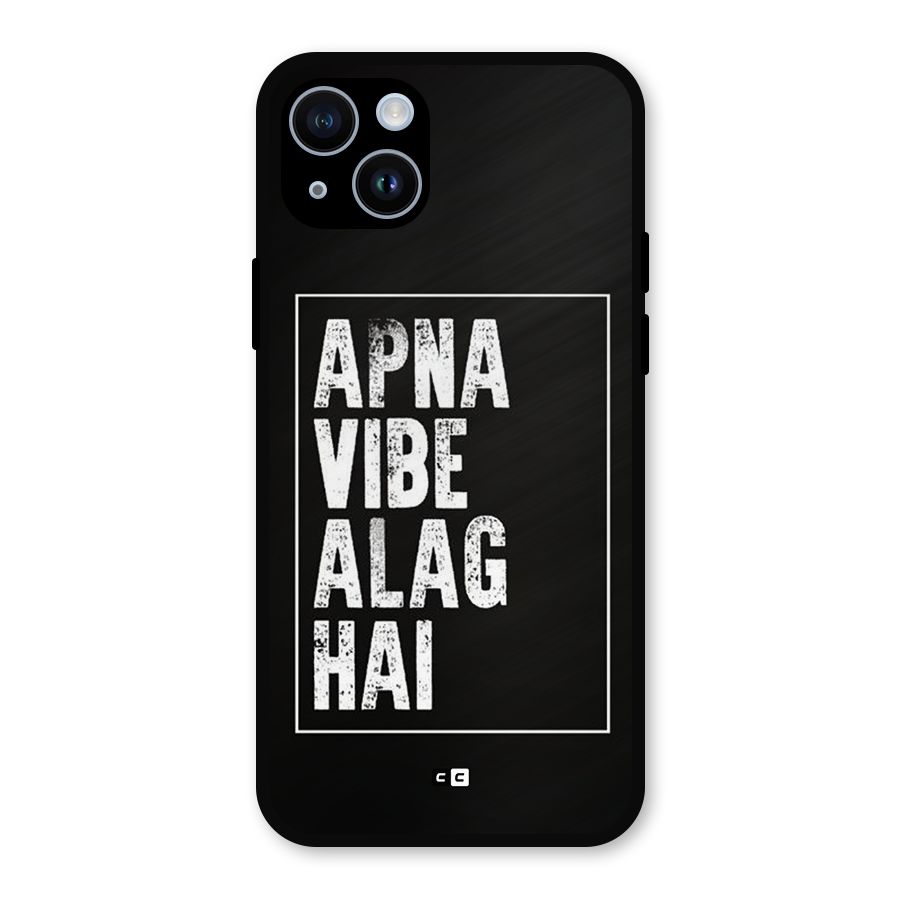 Apna Vibe Metal Back Case for iPhone 14