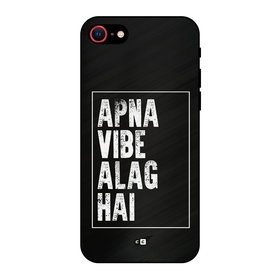 Apna Vibe Metal Back Case for iPhone 8