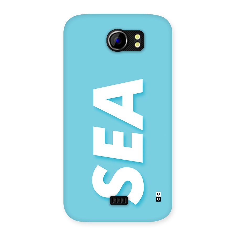Aqua Sea Back Case for Canvas 2 A110