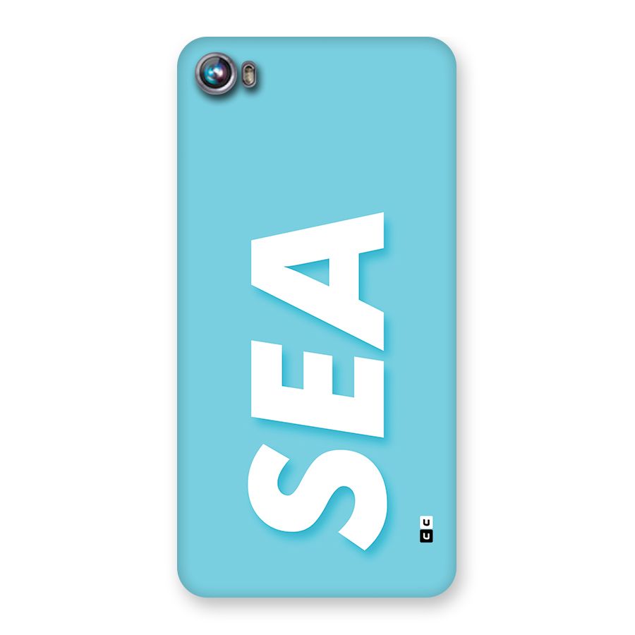 Aqua Sea Back Case for Canvas Fire 4 (A107)