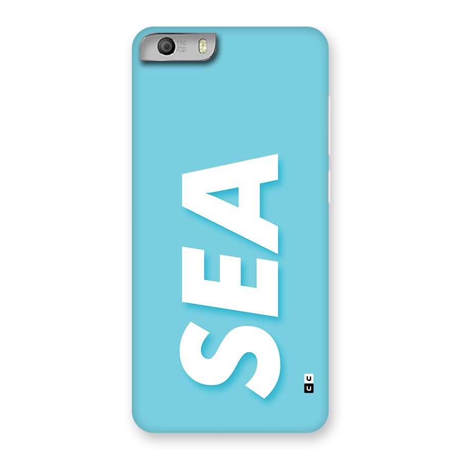 Aqua Sea Back Case for Canvas Knight 2