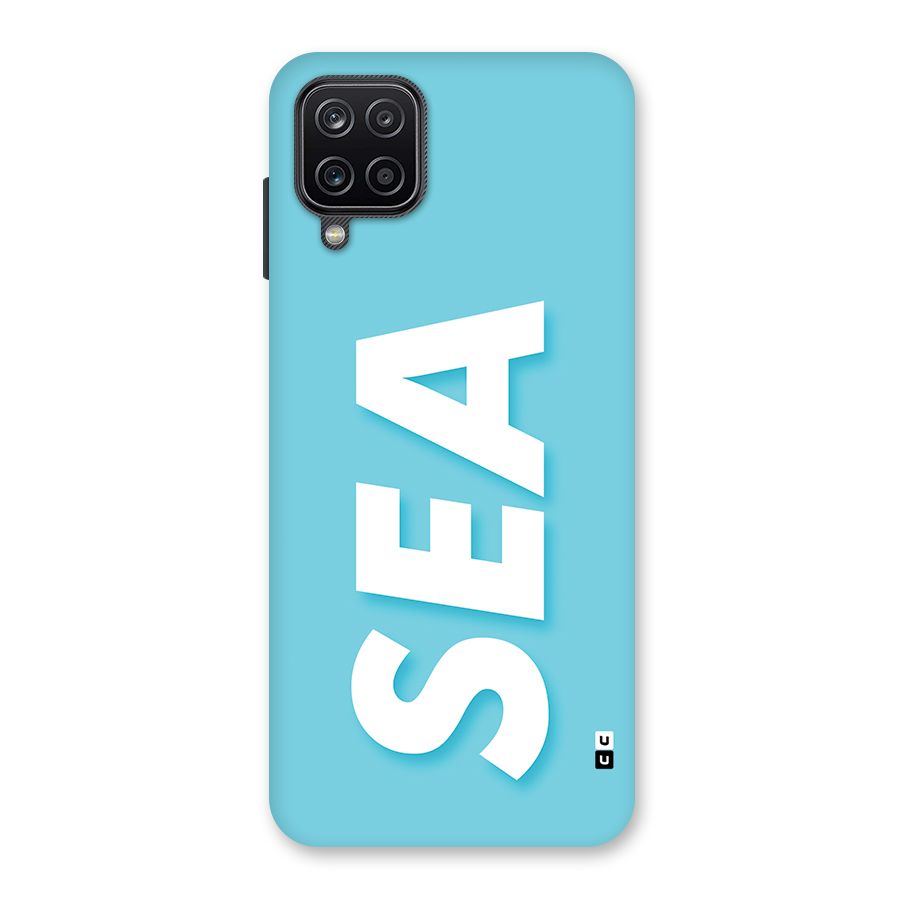 Aqua Sea Back Case for Galaxy A12