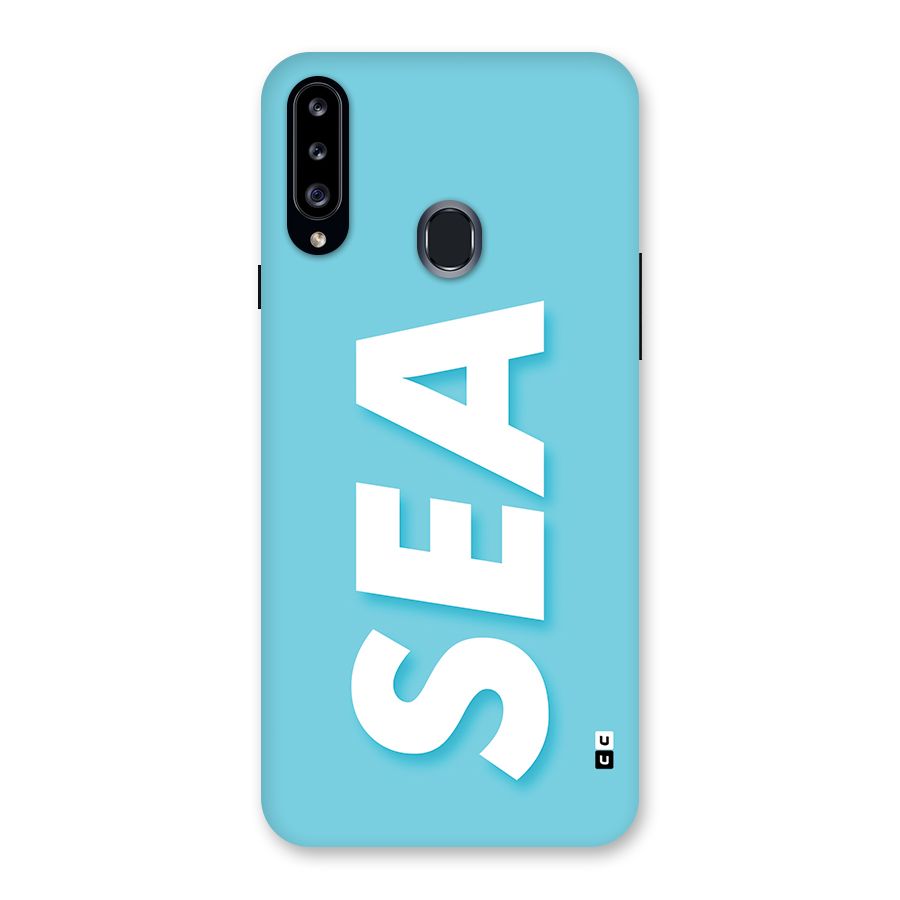 Aqua Sea Back Case for Galaxy A20s
