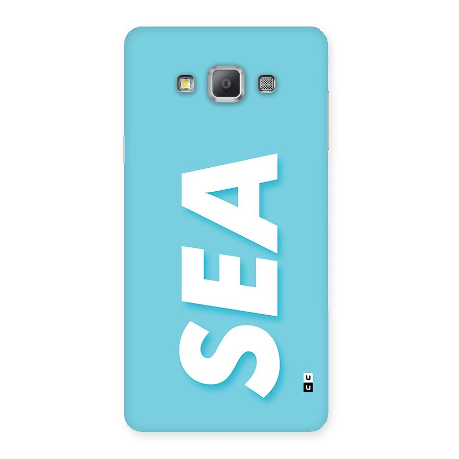 Aqua Sea Back Case for Galaxy A7