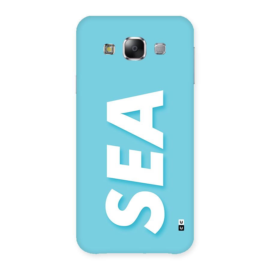 Aqua Sea Back Case for Galaxy E5