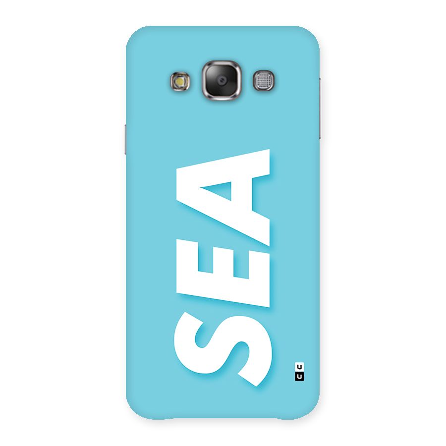 Aqua Sea Back Case for Galaxy E7