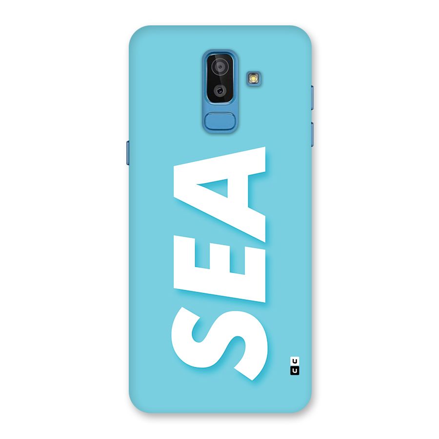 Aqua Sea Back Case for Galaxy J8
