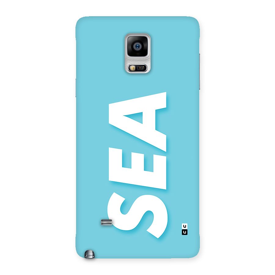 Aqua Sea Back Case for Galaxy Note 4