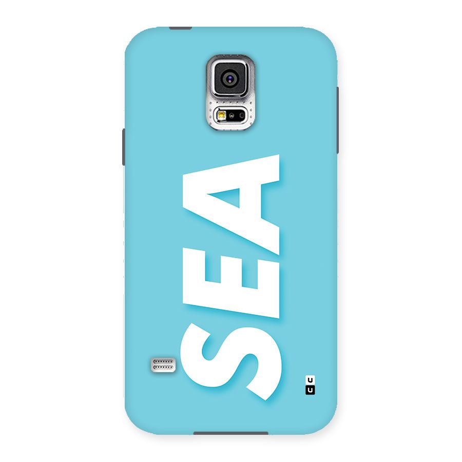 Aqua Sea Back Case for Galaxy S5