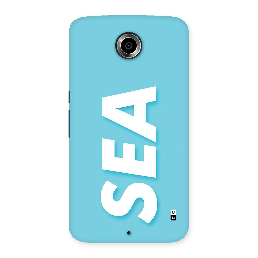 Aqua Sea Back Case for Google Nexus 6