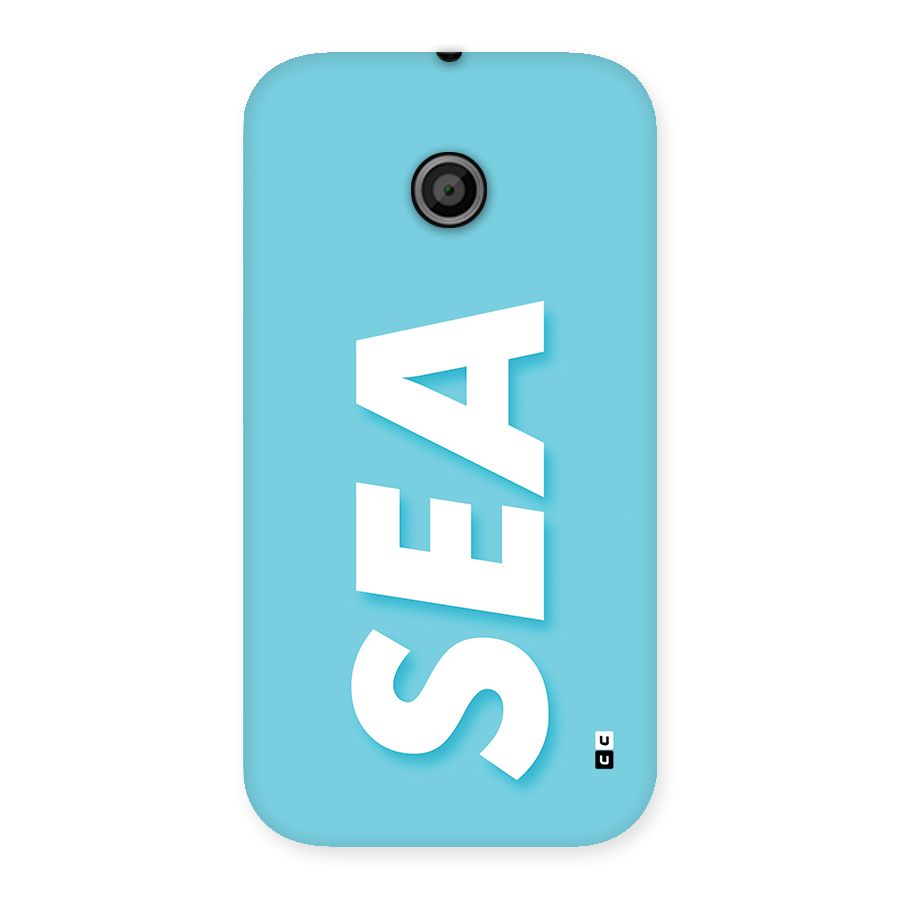 Aqua Sea Back Case for Moto E