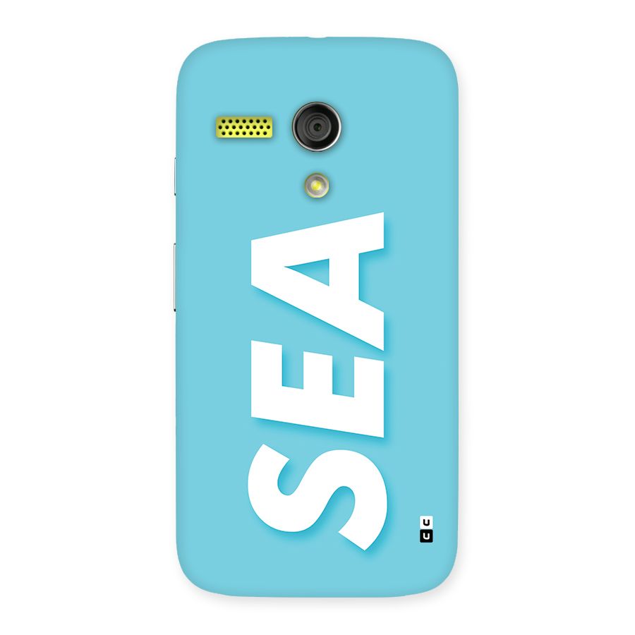 Aqua Sea Back Case for Moto G