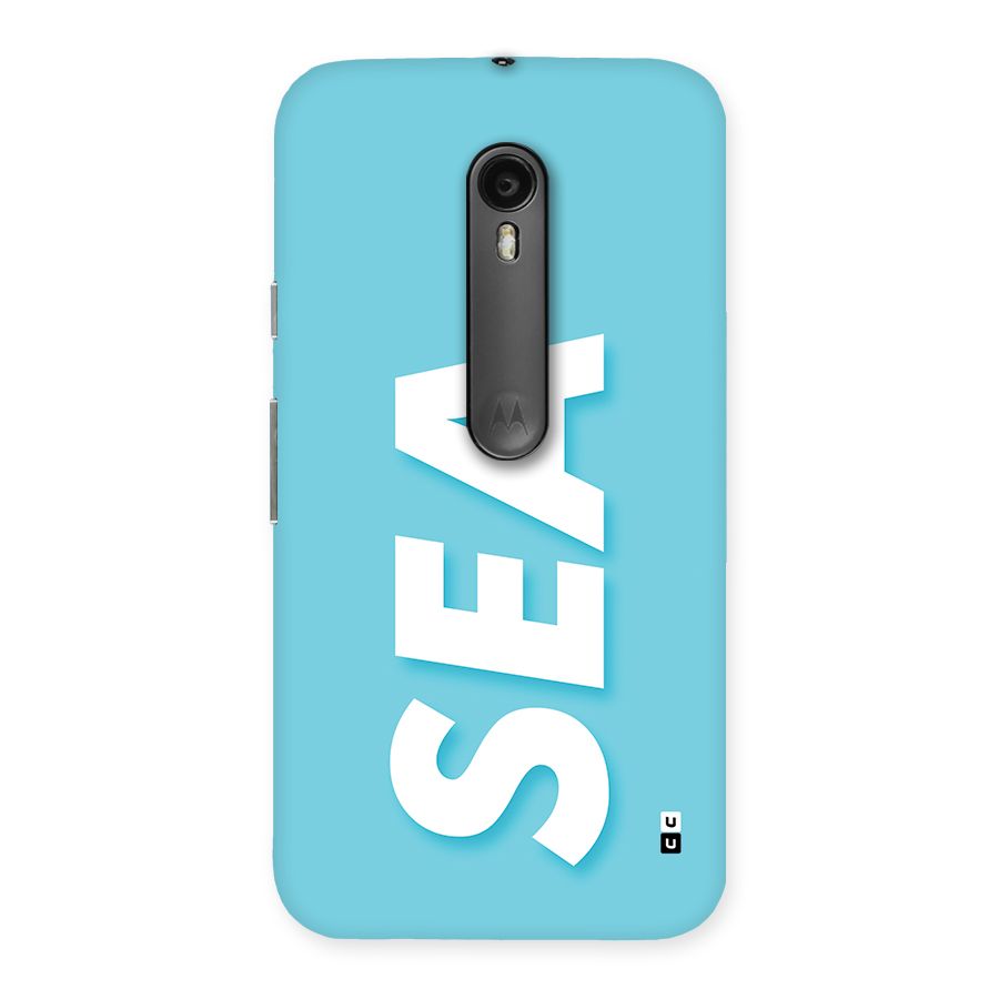 Aqua Sea Back Case for Moto G3