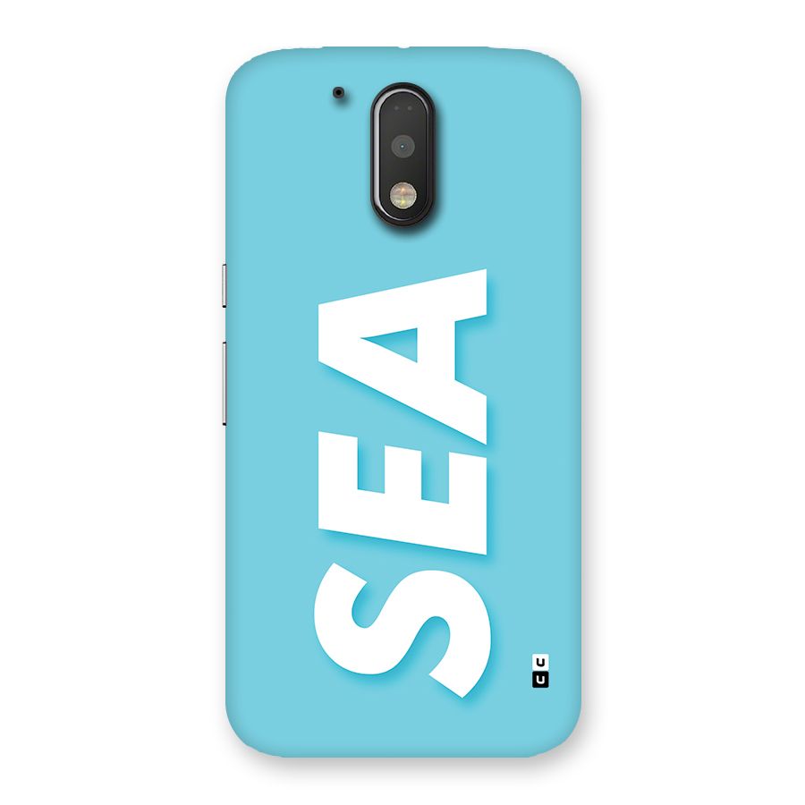 Aqua Sea Back Case for Moto G4 Plus